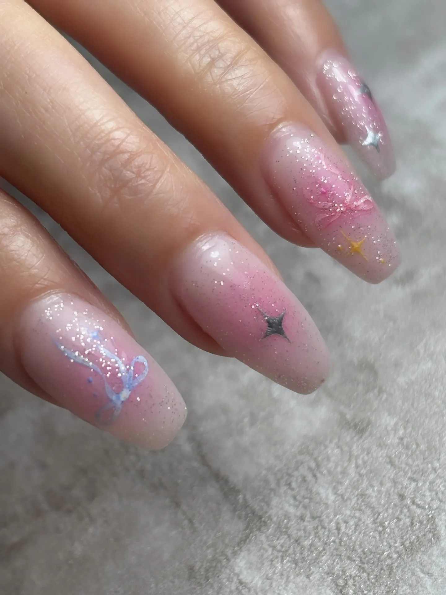 my nail…🎀