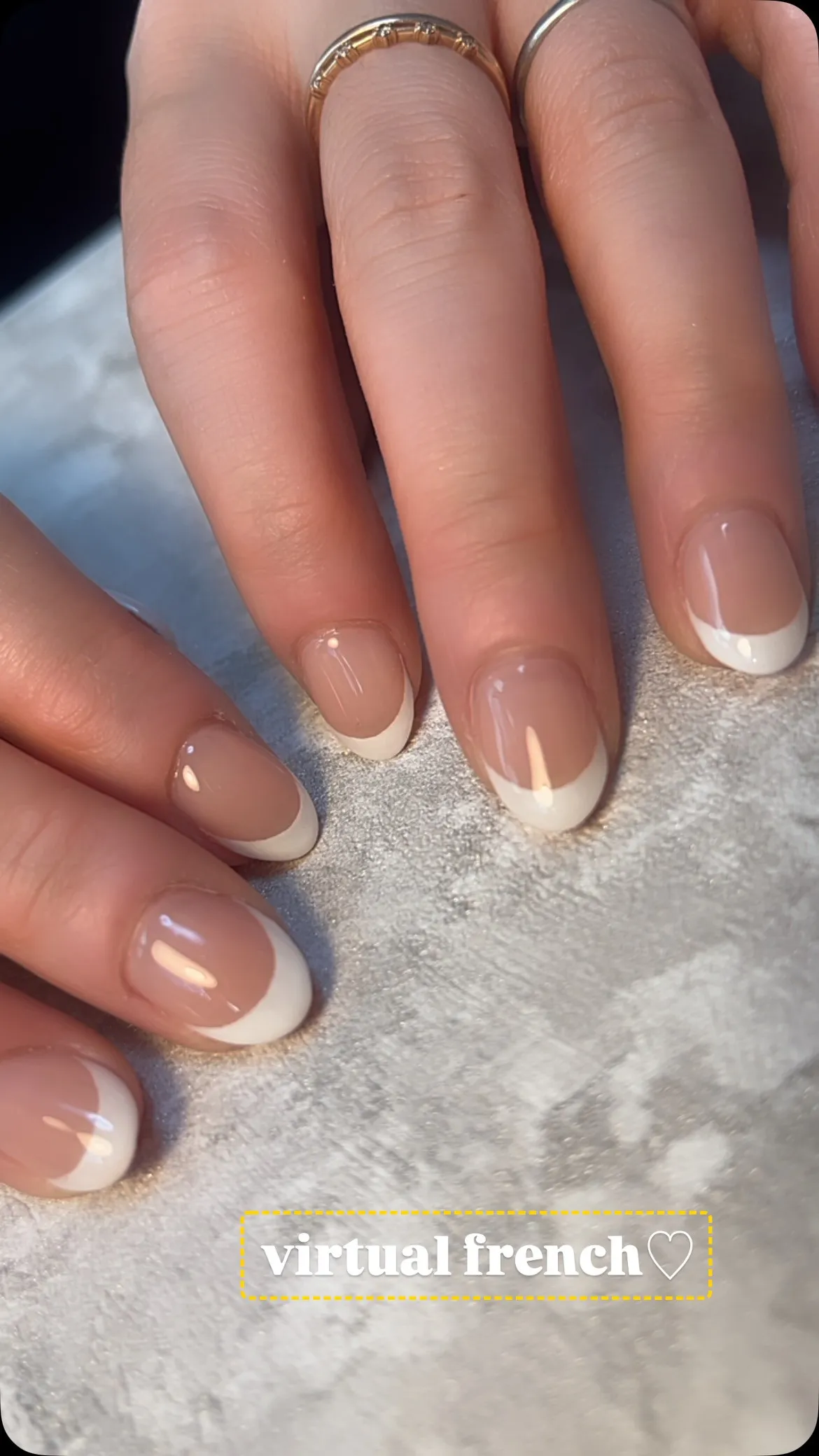 自爪育成でご来店されている方の本日ネイル💅